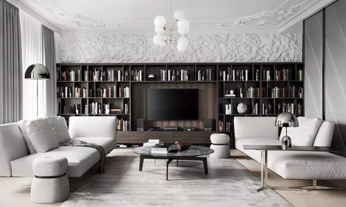 客廳電視背景墻加塊板，瞬間高級又實(shí)用了